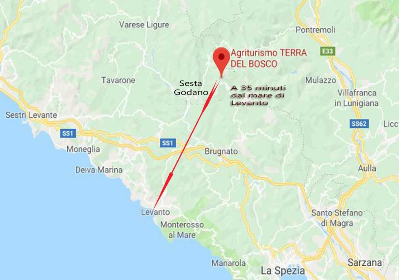 Terra Del Bosco Agriturismo Sesta Godano Exteriör bild